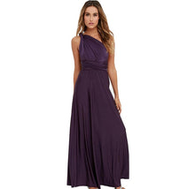 Load image into Gallery viewer, (spot) Temperament Bridesmaid long sister group dress 2020 bride Bridesmaid dress many kinds of long Party dinner dress gowns