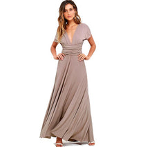 Load image into Gallery viewer, (spot) Temperament Bridesmaid long sister group dress 2020 bride Bridesmaid dress many kinds of long Party dinner dress gowns