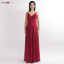 Load image into Gallery viewer, Elegant Burgundy Evening Dresses Ever Pretty EP07482BD Mermaid V-Neck Sleeveless Draped Formal Party Gowns Abiye Gece Elbisesi