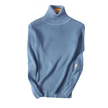 Load image into Gallery viewer, Women Sweaters Winter Autumn Turtle Neck Sweater Elastic Slim Knitted Pullover Bottoming Sweater Women Pullovers Sweaters