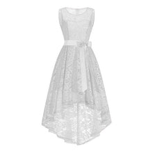 Load image into Gallery viewer, 2020 wedding party dress prom gown fashion clothing Front short long back dark blue halter Bow Bridesmaid Dresses