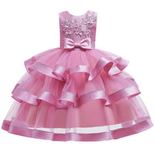 Load image into Gallery viewer, Baby Girls Flower Kids Dress for Girls Lace Cake Tutu Party Princess Dress Girl 2 4 6 7 8 10 Yrs Birthday Party Event Prom Dress