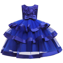 Load image into Gallery viewer, Baby Girls Flower Kids Dress for Girls Lace Cake Tutu Party Princess Dress Girl 2 4 6 7 8 10 Yrs Birthday Party Event Prom Dress