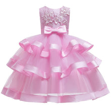 Load image into Gallery viewer, Baby Girls Flower Kids Dress for Girls Lace Cake Tutu Party Princess Dress Girl 2 4 6 7 8 10 Yrs Birthday Party Event Prom Dress
