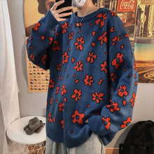 Load image into Gallery viewer, Privathinker Korean Flower Printed Men Sweaters 2020 Streetwear Man Casual Warm Knitted Pullovers Harajuku Men Fashion Sweater