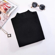 Load image into Gallery viewer, Marwin New-coming Autumn Winter Turtleneck Pullovers Sweaters Primer shirt long sleeve Short Korean Slim-fit tight sweater
