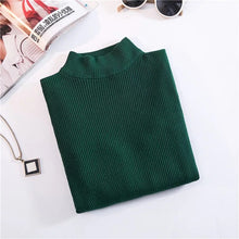 Load image into Gallery viewer, Marwin New-coming Autumn Winter Turtleneck Pullovers Sweaters Primer shirt long sleeve Short Korean Slim-fit tight sweater
