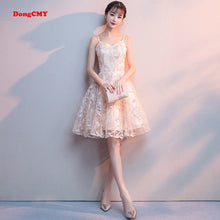 Load image into Gallery viewer, DongCMY 2020 Prom New A-line Short Student Young Short Sexy Party Pretty Graduation dresses
