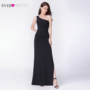 Elegant Burgundy Evening Dresses Ever Pretty EP07482BD Mermaid V-Neck Sleeveless Draped Formal Party Gowns Abiye Gece Elbisesi