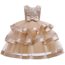 Load image into Gallery viewer, Baby Girls Flower Kids Dress for Girls Lace Cake Tutu Party Princess Dress Girl 2 4 6 7 8 10 Yrs Birthday Party Event Prom Dress
